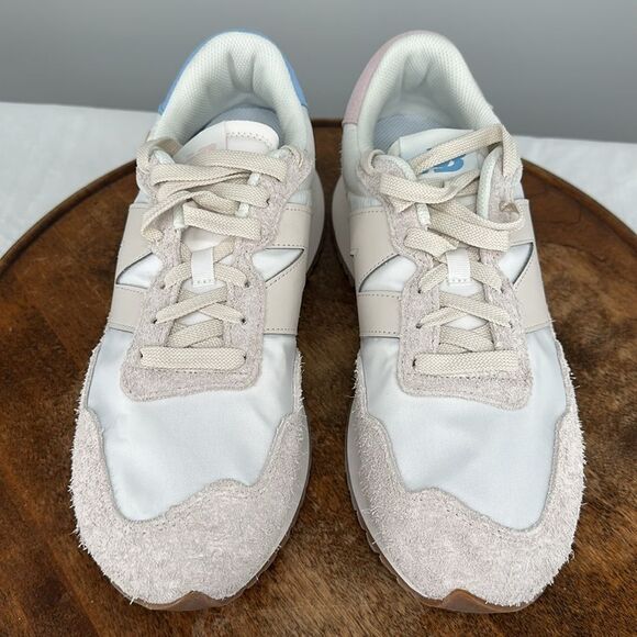 New Balance Shoes Mens 9.5 D 237 White Blue Pink Mismatch Sneakers main image 9